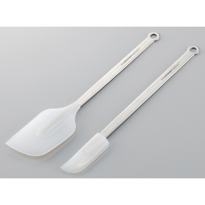 日本亚速旺 ASONE 不锈钢柄硅胶刮铲SIL-202 (1支) 1-8664-13 SIL-202