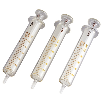 日本亚速旺 ASONE 实验室用玻璃注射针筒 5cc (无针头)(10支盒) CC-3247-02