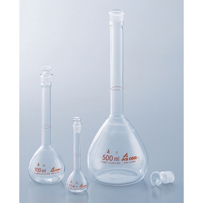 日本亚速旺 ASONE 容量瓶(A级)白色 500ml 1个 1-8564-09 500mL