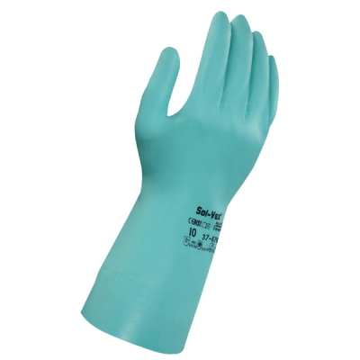 Ansell安思尔 丁腈防化学手套 SolveX 37-676-7 CC-5539-01 SolveX37-676-7