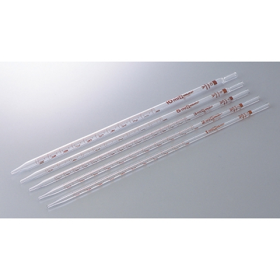 SHIBATA柴田科学 移液管(中间刻度)A级 0.1ml(1个) 1-8605-01 021040-01A