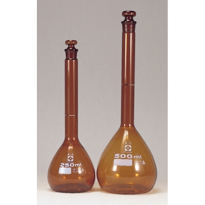 SHIBATA柴田科学 SIBATA容量瓶(高精度)茶色 10ml 1个 6-241-02 10ml