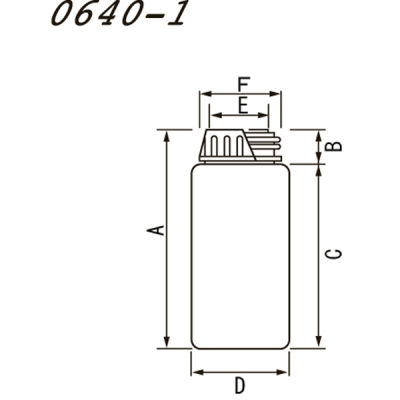日本亚速旺 ASONE 方形瓶(广口)按箱销售 100ml (100个) 5-003-52 100ml