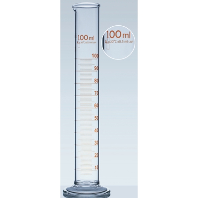 IWAKI 量筒(USP标准)2000ml 3022-2000-US CC-5305-09 3022-2000-US