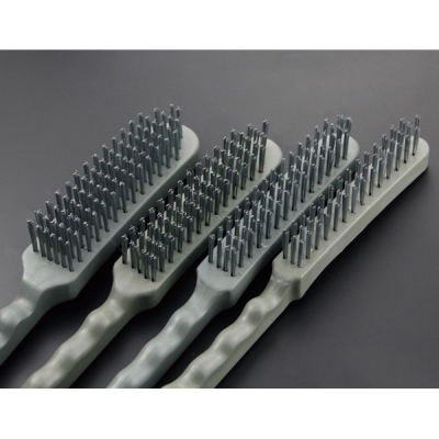 日本亚速旺 ASONE 塑柄钢丝刷 YT-6355 CC-5660-03 YT-6355