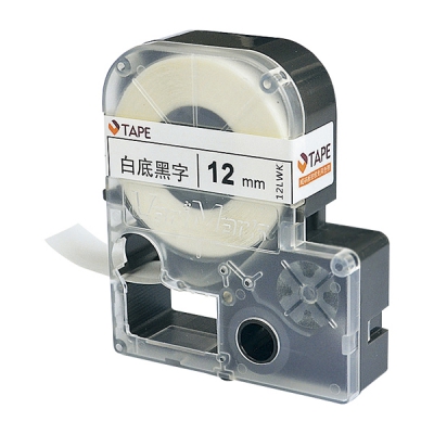 日本亚速旺 ASONE 超低温标签带 18LWK 白底黑字(1卷5米入) CC-4475-05