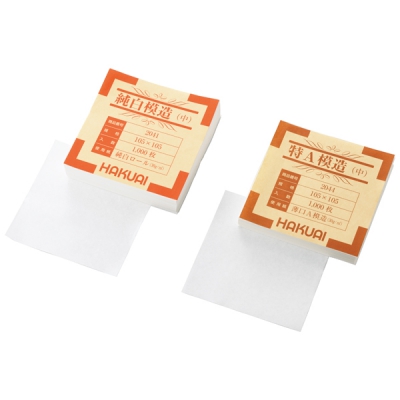 HAKUAI博爱 试料计量包装纸 纯白模造(中)(1000片袋) 1-4559-02 2041-000