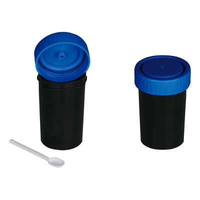 日本亚速旺 ASONE 取样杯 黑色 60ml 红盖 已灭菌 600个箱 CC-5570-01