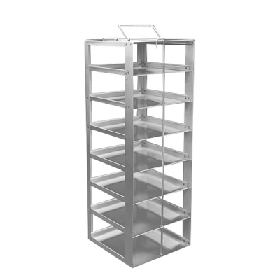 日本亚速旺 ASONE 通用型不锈钢冷冻架 3×3层 适用3”存储盒 CC-5251-18