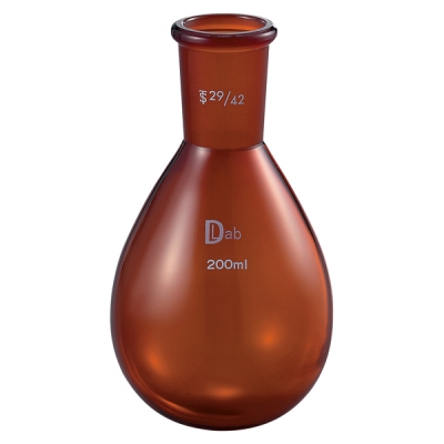 日本亚速旺 ASONE 通用磨口茄型烧瓶(茶褐色) TS2440 300ml 3-9675-14 TS2440 300ml