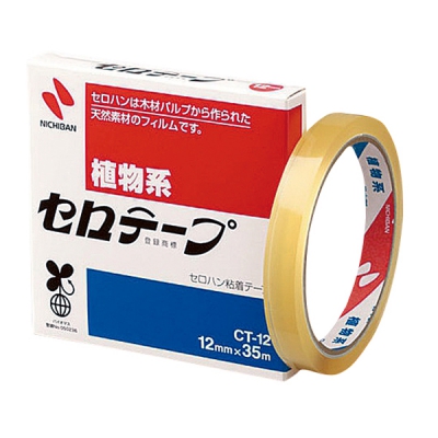 NICHIBAN 透明胶带(盒装) CT-12S  1卷 61-8925-77 CT-12S