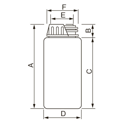 日本亚速旺 ASONE PP制塑料瓶(按箱销售) 广口 250ml (100个) 5-002-53 250ml (100pcs)