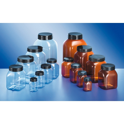 Kautex 广口方形瓶(盖子) 7501000ml(1个) 3-6984-05