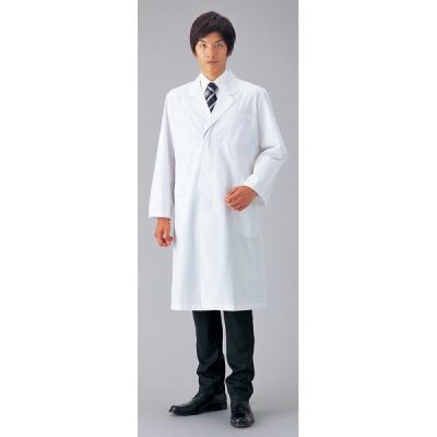 日本亚速旺 ASONE 男白大褂 51-601 L (1件) 8-5383-13 L