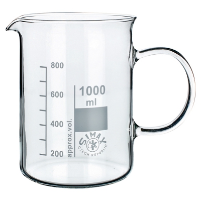 KavalierSIMAX 玻璃带把手烧杯 154250 (1个) 3-6008-01