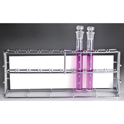 日本亚速旺 ASONE 白色背板不锈钢比色管架　ADY11-80M CC-5517-02 ADY11-80M