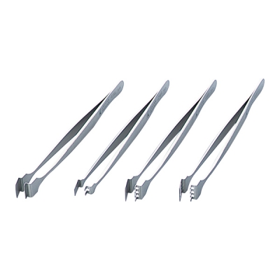 日本亚速旺 ASONE 扁平镊子(表面已清洗) No.48WF (1个) 7-160-14 No.48WF