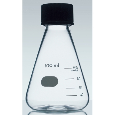 IWAKI 螺纹锥形烧瓶 500ml 4985FK500-33 CC-5292-06 4985FK500-33