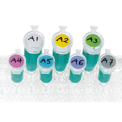 日本亚速旺 ASONE 彩色低温圆形标签 LT-9WH 1袋(104圆点张×5张) 3-8723-01 LT-9WH