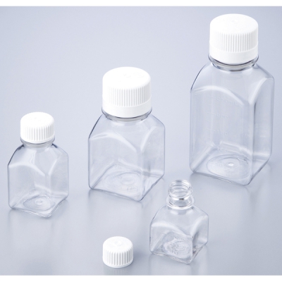 NALGEN 角型培地瓶 250mL 24个_2入 2019-0250 C1-1500-14