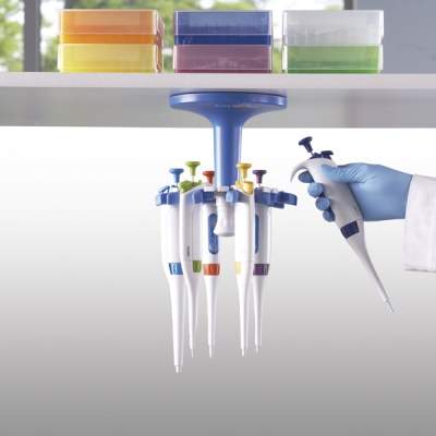 日本亚速旺 ASONE 旋转式移液器架 HS120026 蓝色(1个) 3-5991-01