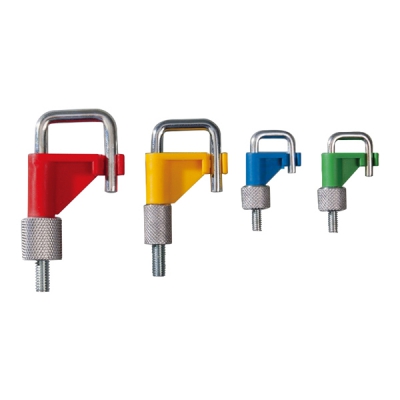 Buerkle 彩色F型止水夹 0.5-10R 红色(1个) 3-6910-01