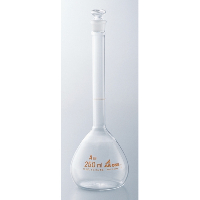 日本亚速旺 ASONE 容量瓶(高精度)白色 200ml 1个 1-8565-07 200mL