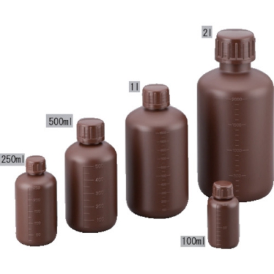 ASONE 亚速旺 2-5076-08-AS细口丸型遮光瓶10L（茶）