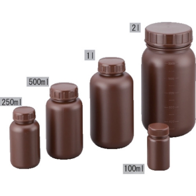 ASONE 亚速旺 2-5077-06-AS大口丸型遮光瓶3L（茶）