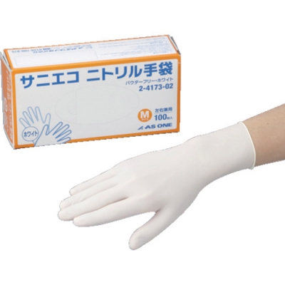 ASONE 亚速旺 2-44173-52-AS桑内尔针织手套1126NF白色M大箱