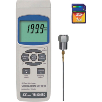 ASONE 亚速旺 12519-01-AS数据记录器振动计VB-88205SD
