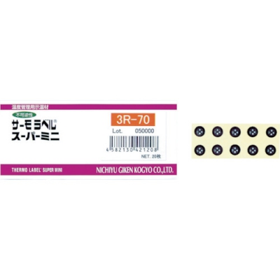 日油技研 NICHIGI 3R-80-温度标签超迷你3点表示不可逆性80度