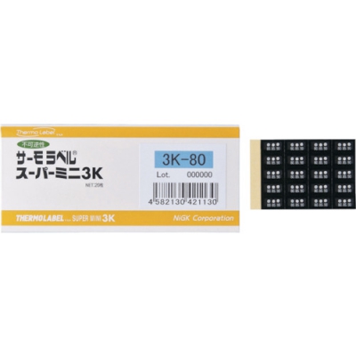 日油技研 NICHIGI 3K-130-温度标签超迷你3点表示不可逆性130度