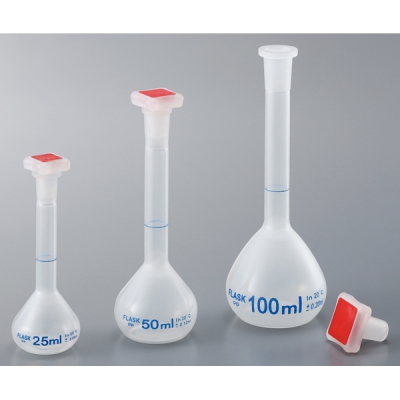 日本亚速旺 ASONE PVFP10 PP量瓶 （带插塞）PPメスフラスコ MEASURING FLASK PP C4-479-01