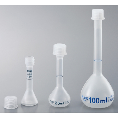 日本亚速旺 ASONE PVFS10 PP量瓶 （带螺旋盖）PPメスフラスコ MEASURING FLASK PP C4-480-01