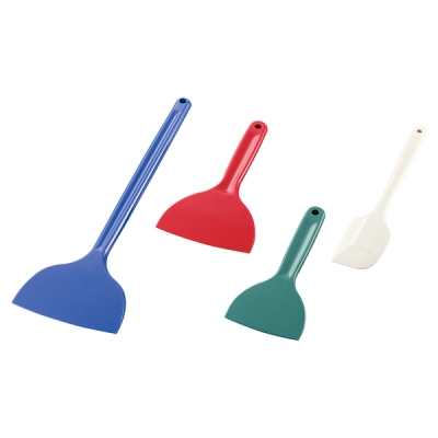 日本亚速旺 ASONE 硅胶刮铲 洁净刮刀 S  白色(1支) 3-6156-04