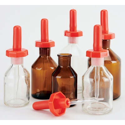 日本亚速旺 ASONE 经济型滴瓶 透明 125ml(1个) CC-4471-03