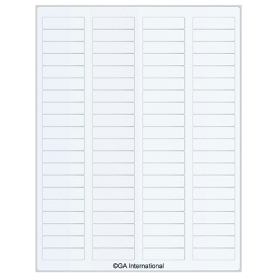 日本亚速旺 ASONE 可彩色打印低温标签(耐高温)INKA-13WH 1袋(16张) 3-8725-01 INKA-13WH