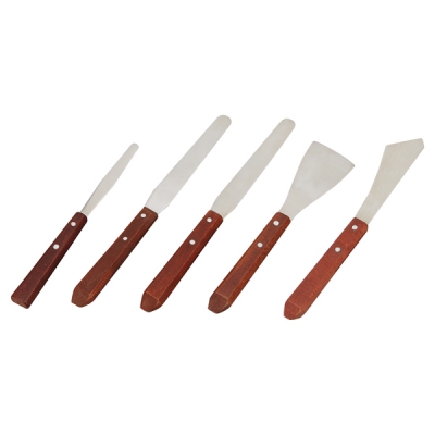 日本亚速旺 ASONE 木质手柄抹刀 1601 CC-5659-02 1601