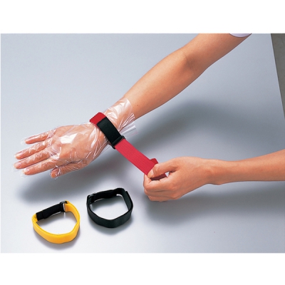 日本亚速旺 ASONE 腕腿扎紧带(伸缩型) 黑色B (2个组) 8-3055-03 B