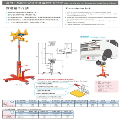 HTM-4S-3 变速箱千斤顶 日本MASADA  正田