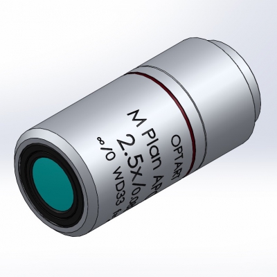 日本 OPTART 奥普特 HRX2.5X 显微镜物镜