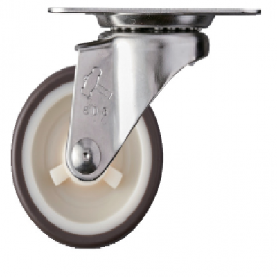 日本 Hammer 锤牌 320E-UR50 不锈钢旋转聚氨酯轮