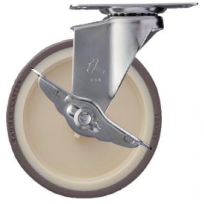 日本 Hammer 锤牌 315E-UR125 板式不锈钢金属铸轮