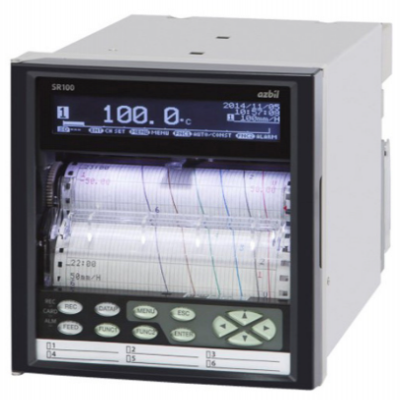 日本 Azbil 山武 SR-106AGAYNNP 混合录音机